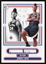 2025 Donruss WNBA #9 Jewell Loyd Franchise Features Las Vegas Aces Card