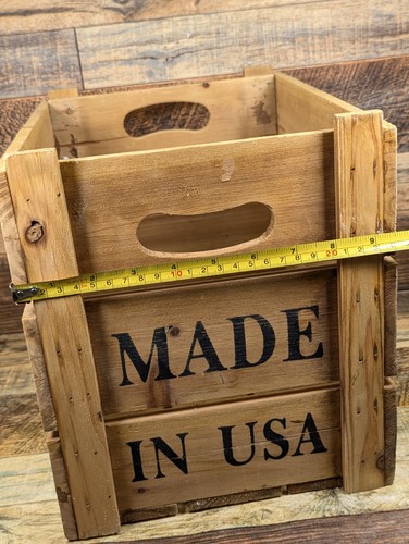Vintage Milford Soap Manufacturing Company Rustic Farmhouse Country Wood Crate - Picture 17 of 17