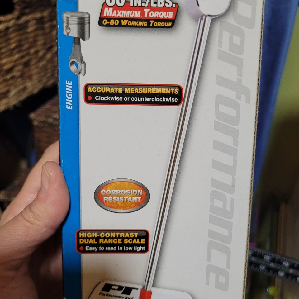 Performance Tool 1/4 Drive SAE Metric Deflection Beam Torque Wrench 0-80 In Lbs - Image 3 of 4