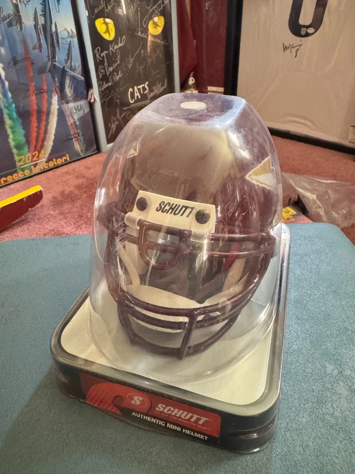 Minicasco de fútbol americano SCHUTT Louisiana-Monroe Warhawks SCHUTT de colección sellado RARO Foto 2 de 3