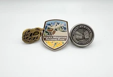 Rocky Mountain National Park Enamel Pin Souvenir by Eagle River Designs