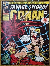 Savage Sword Of Conan No 1. Marvel UK Comic.  1974 . No Free Poster