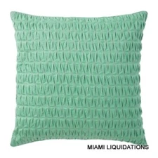 22x22" Decorative Pillow Company C 18664K-Aqua Colonnade 100% Cotton light blue