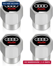 Tire Valve Stem Caps For Audi S3 S4 Rs3 A4 A5 A6 A7 Rs7 A8 Q3 Q5 Q7 R8 Metal Car Tire Valve Stem Caps For Audi S3 S4 Rs3 A4 A5 A6 A7 Rs7 A8 Q3 Q5 Q7 R8 Metal Car