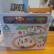 ELC Wooden Little Town Train Set - Brand New