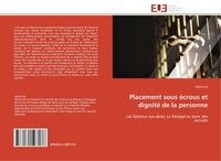 Malick Ba | Placement Sous éCrous Et Dignité De La Personne | Taschenbuch (2011)
