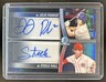 2025 Bowman Draft JoJo Parker Steele Hall Chrome Dual Auto Black Refractor #/10