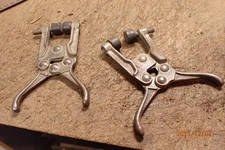 2, OLDER KNU-VISE LOCKING PLIERS CLAMPS