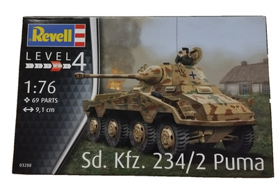 Revell BS-MILITAERFAHRZEUGE / WAFFEN Sd.Kfz. 234/2 Puma 1 ;76 Neu OVP*