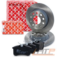 Febi Bilstein Bremsscheiben +BremsbeläGe Hinten U.A. FüR CitroËN, Peugeot