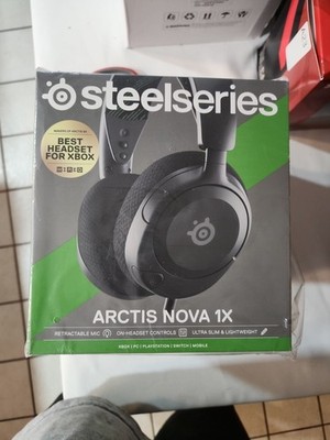 New Steelseries Arctis Nova 1X Gaming Headset Black 61616 In Plastic