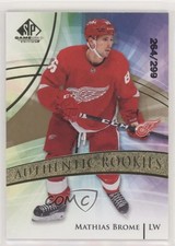 2020-21 SP Game Used Authentic Rookies Golden Burst /299 Mathias Brome #158 0gn4