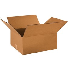 25 Pack Shipping Boxes 18"L x 16"W x 8"H, Corrugated Cardboard, Medium, Moving,