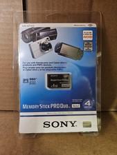 Sony Memory Stick 4GB PRO Duo Mark 2 Camera Camcorder 4 GB New Sealed