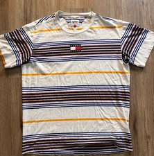 Vintage Y2K 90s Tommy Hilfiger Striped Polo Shirt Large