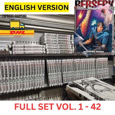 BERSERK Manga Vol.1-42 English Complete Set Kentaro Miura FAST DHL