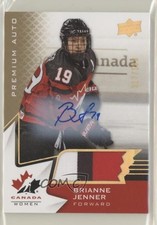 2020 Team Canada Juniors Women's WC Autos /199 Brianne Jenner #49 Patch Auto 0c3