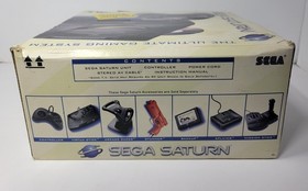 Sega Saturn Console MK-80000A For Parts Original Box w/ 1 Controller READ DESC