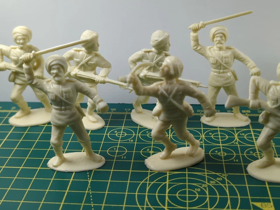 Juguete de plástico Charbens soldados infantería india Segunda Guerra Mundial Sikh Commonwealth Foto 2 de 4