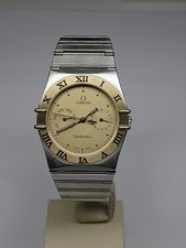 Omega 33mm Constellation Day-Date 1991 acciaio-oro quarzo +revisione+orig. Documenti