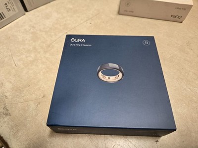 SEALED! Oura Ring 4 Ceramic Smart Activity Tracker - Size 11 - Midnight