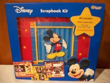 DISNEY MICKEY MOUSE SCRAPBOOK KIT 12" ALBUM STICKERS PAPER SANDYLION NIB