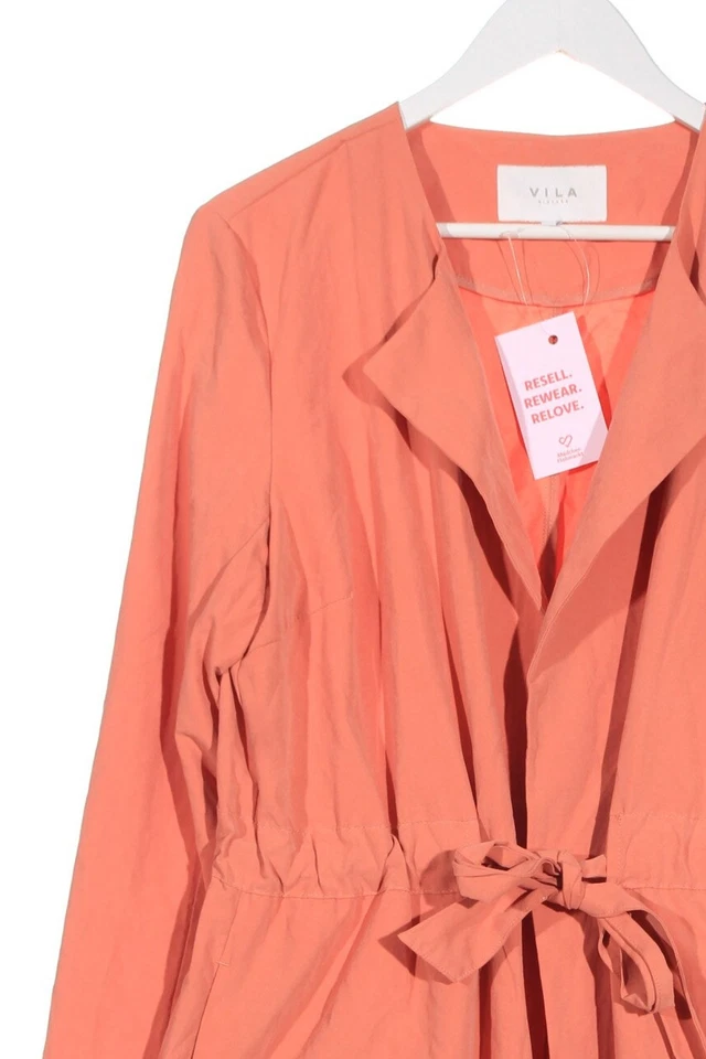 VILA Abrigo de entretiempo Mujeres Abrigo Talla EU 40 rosa look casual - Imagen 3 de 4