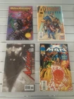 Vintage 90s Comic Books DC Marvel Topps Hulk Wolverine Alien Racers Autograph