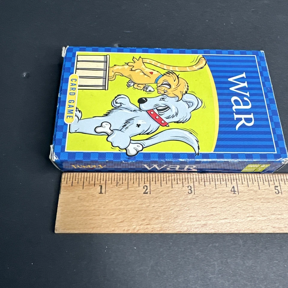 Vintage Complete War Classic Card Game Fundex EXCELLENT Cards Box Damage - Image 4 of 4