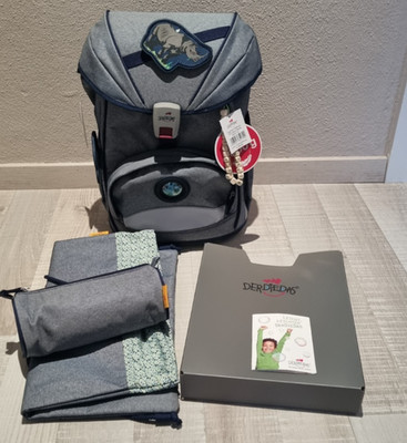 NEU!! DerDieDas ErgoFlex Exklusiv Schulranzen Set 4tlg Blue Planet Tornister