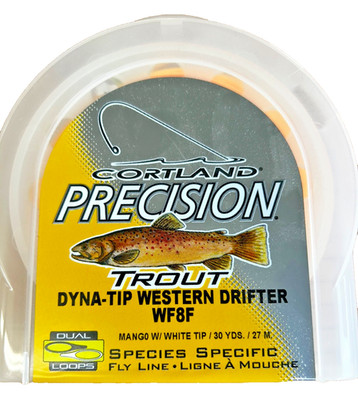 Cortland Precision Trout Dyna Tip Western Drifter WF8F 30 yds