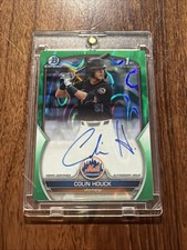 2023 Bowman Draft Chrome Green Lava Refractor #CDA-CH Colin Houck RC Auto /99