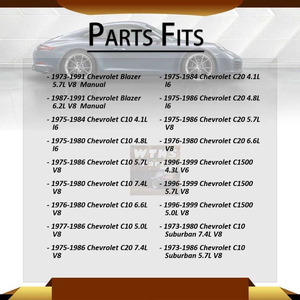 Kit de correa de articulación universal 2x para Chevrolet C10 4,8 L 1975-1980 Foto 2 de 4
