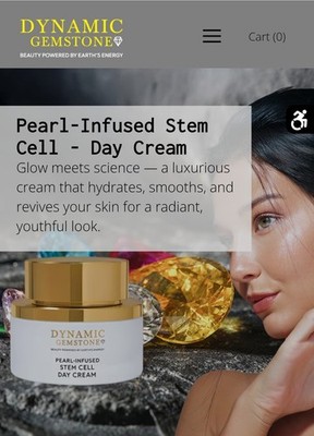 Dynamic Gemstone pearl infused 