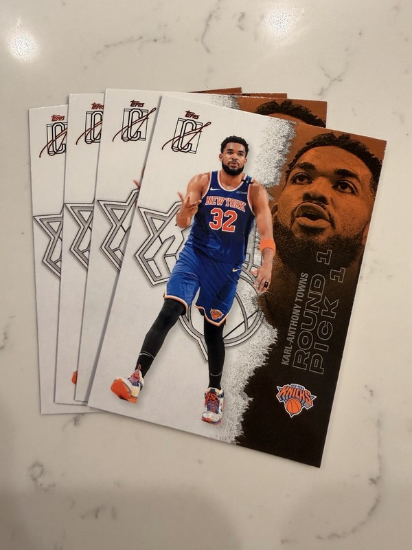 Topps 2024-25 Signature Class Karl-Anthony Towns #63 LOT OF 4