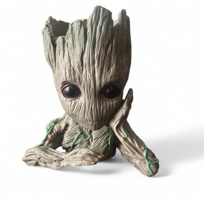 Groot Resin Planter Pot   Succulent Holder, Pen Organizer, Home Decor