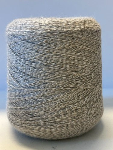 Spool Cone Peruvian PURE SOFT 3/10.5 DK Alpaca Yarn 2lb 4oz 1022gr 0023 Grey A - product listing photo