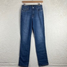NWOT 7 For All Mankind Womens Blue Denim Kimmie Straight Leg Jeans Size 27