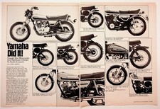 1975 Yamaha Did It! Motorcycle Magazine Article YZ XT XS RD MX Vintage
