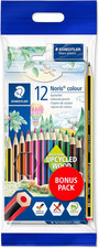 185 SET2 Noris Colour Colouring Pencils  FREE Tradition HB Pencil and Mars Eras