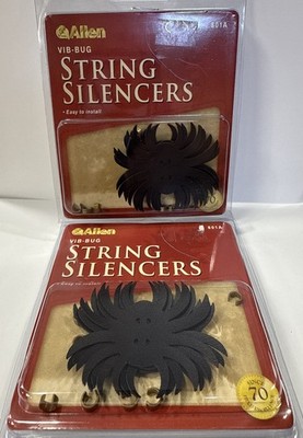 Lot Of 2-Allen -Easy Install -Vib-Bug String Silencers -4 Pack -Bowstring  #801A