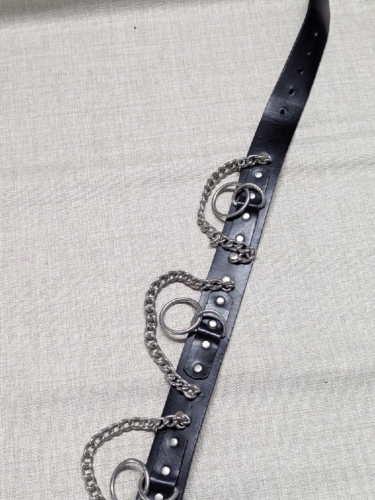 Llife ライフ LEATHER CHAIN BELT 3-31-