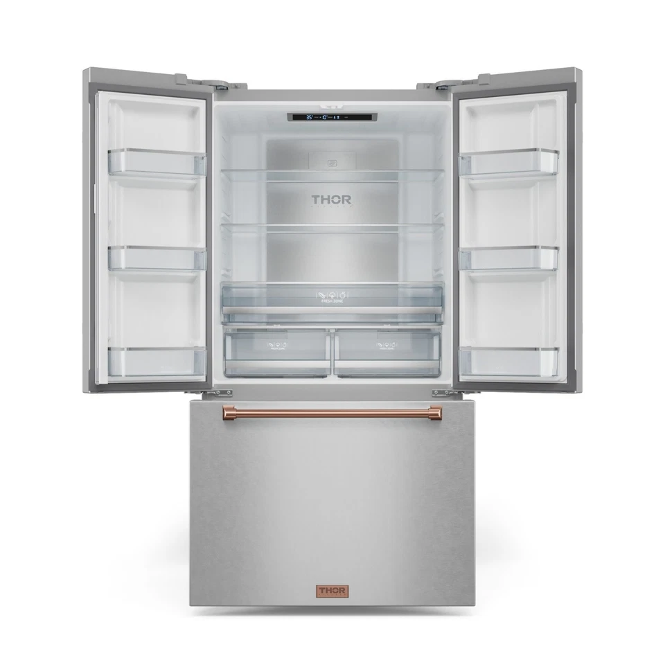 Cocina Thor RF3621CTD Gordon Ramsay 36" W 20,3 Cu. Ft. Energy - negro mate / Foto 3 de 4