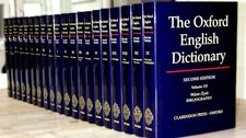 Oxford English Dictionary : 20 Volume Set by Edmund Weiner (1991, Hardcover)