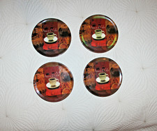 Vintage Servewe Set Of 4 Trivets Plates Coasters
