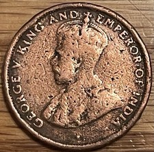 Ceylon 1 Cent Coin, 1926, George V - Combined Shipping OK