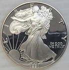 1991-S Proof American Silver Eagle - 99.9% silver