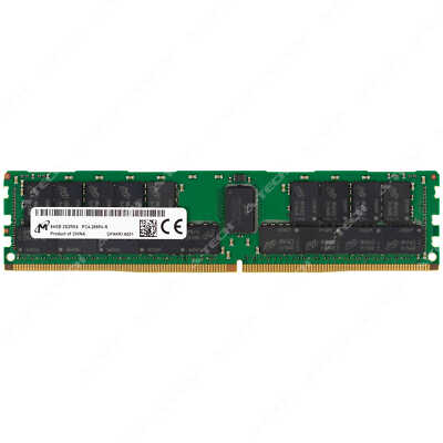 Micron 64GB 2S2Rx4 PC4-2666 RDIMM DDR4-21300 ECC Registered Server Memory RAM 1x