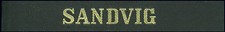 D&auml;nische Marine m&uuml;tzenband Danish Navy cap tally hat ribbon