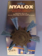 Dico Nyalox Flap Brush 4 Inch Blue fine Grit  1/4" Shank # 541-788-4  NEW